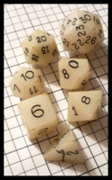 Dice : Dice - DM Collection - Armory Creme Opaque Glow-in-the-Dark 2nd Generation A Set
